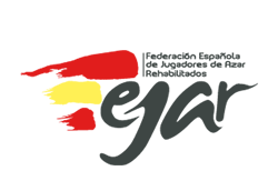 Logotipo y enlace de la Federación Española de Jugadores de Azar Rehabilitados